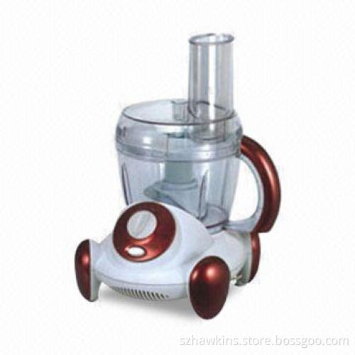 300W Multi-function Food Processor with 0.8L Plastic Bowl and Safety Locking System